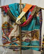 Handcrafted Sujani Printed Dupatta | Multicolor Patchwork Style Ethnic Dupatta for Suit, Kurti & Daily Wear - Image 4