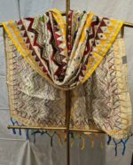 Premium Cotton Chundari Phulkari Work Dupatta | Floral Printed Ethnic Dupatta for Suit, Kurti & Festive Wear - Image 3