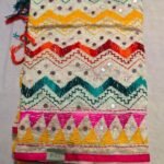 Cotton Chundari Phulkari Work Dupatta