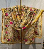 Premium Cotton Chundari Phulkari Work Dupatta | Floral Printed Ethnic Dupatta for Suit, Kurti & Festive Wear - Image 3