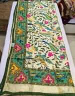 Premium Cotton Chundari Phulkari Work Dupatta | Floral Printed Ethnic Dupatta for Suit, Kurti & Festive Wear - Image 3