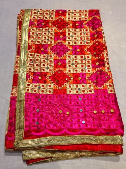 Modal Cotton Phulkari Work Dupatta