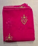 Premium Organza Gota Patti Dupatta | Elegant Yellow Embroidered Dupatta for Suit, Kurti & Festive Wear