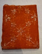 Premium Organza Gota Patti Dupatta | Elegant Yellow Embroidered Dupatta for Suit, Kurti & Festive Wear