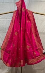 Premium Dola Silk Zari Work Dupatta | Elegant Lavender Purple Ethnic Dupatta for Suit, Kurti & Festive Wear - Image 3