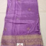 Premium Dola Silk Zari Work Dupatta | Elegant Lavender Purple Ethnic Dupatta for Suit, Kurti & Festive Wear