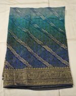 Khadi Georgette Multicolor Printed Dupatta | Elegant Ethnic Dupatta with Traditional Border for Suits & Festive Wear - Image 3
