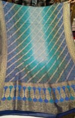 Khadi Georgette Multicolor Printed Dupatta | Elegant Ethnic Dupatta with Traditional Border for Suits & Festive Wear - Image 2