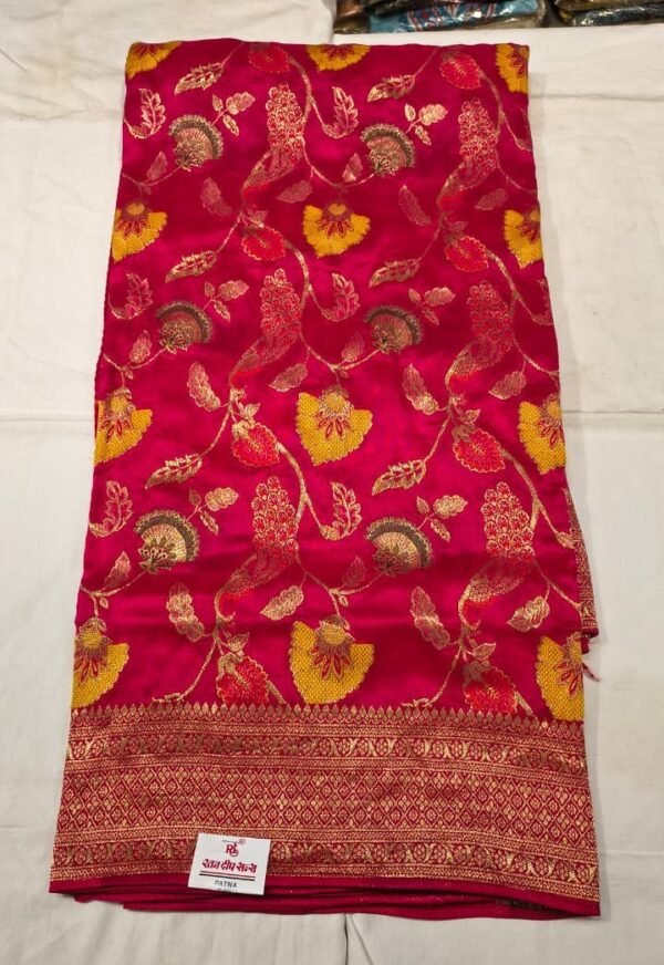 Premium Dola Silk Multicolor Dupatta | Traditional Printed & Zari Border Ethnic Dupatta for Suit, Kurti & Festive Wear