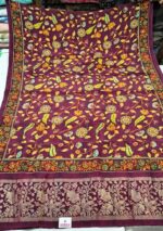 Premium Dola Silk Pichwai Printed Dupatta | Traditional Floral Design Dupatta for Suit, Kurti & Ethnic Wear - Image 5