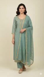 Tissue Silk Suit Set