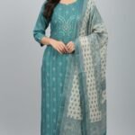 Chanderi Suit Set