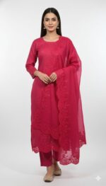 Malkha Silk Mukaish Work Suit
