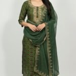 Khadi Georgette Suit Set