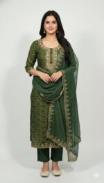 Khadi Georgette Suit Set
