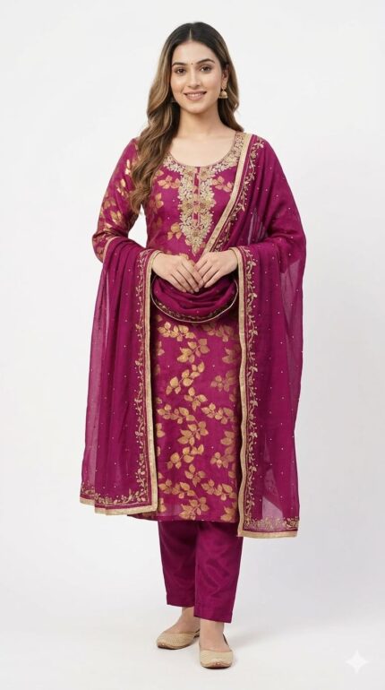 Organza Silk Suit Set