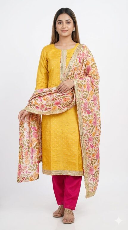 Tissue Silk Suit Set