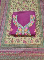 Premium 2 Piece Kashmiri Embroidery Woolen Suit with Heavy Kashmiri Thread Work Warm Winter Ethnic Wear - Image 5