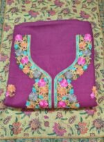 Premium 2 Piece Kashmiri Embroidery Woolen Suit with Heavy Kashmiri Thread Work Warm Winter Ethnic Wear - Image 2