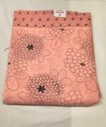 Premium All Cotton Unstitched Suit Set with Floral Printed Cotton Top, Soft Chiffon Dupatta and Solid Cotton Bottom Elegant Ethnic Wear - Image 4