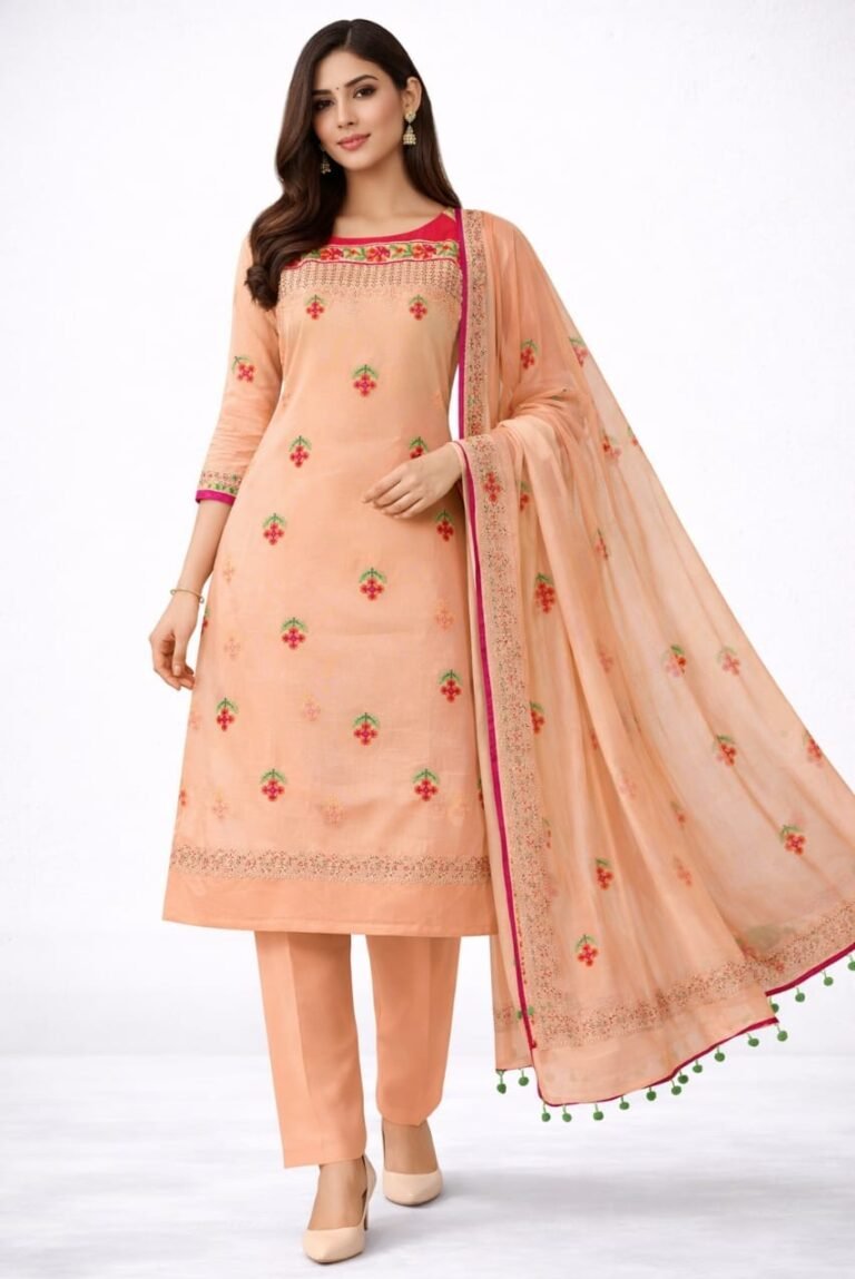 Crepe Unstitched Suit Set