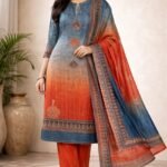 Ghicha Cotton Unstitched Suit