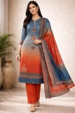 Ghicha Cotton Unstitched Suit
