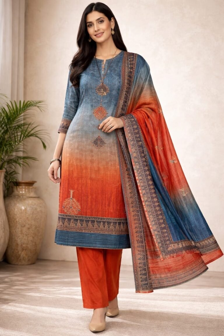 Ghicha Cotton Unstitched Suit
