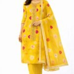 Bandhani Cotton Unstitched Suit