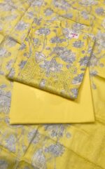 Premium Cotton Unstitched Suit Set with Printed Cotton Dupatta and Plain Cotton Bottom | Elegant Ethnic Wear for Daily & Festive Use - Image 2