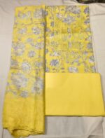 Premium Cotton Unstitched Suit Set with Printed Cotton Dupatta and Plain Cotton Bottom | Elegant Ethnic Wear for Daily & Festive Use - Image 3