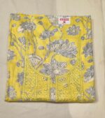 Premium Cotton Unstitched Suit Set with Printed Cotton Dupatta and Plain Cotton Bottom | Elegant Ethnic Wear for Daily & Festive Use - Image 5