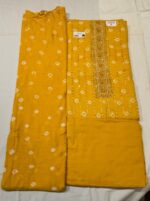 Premium Bandhani Cotton Unstitched Suit Set with Bandhani Cotton Dupatta and Bandhani Cotton Bottom | Elegant Ethnic Wear for Daily & Festive Use - Image 3