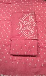 Premium Bandhani Cotton Unstitched Suit Set with Bandhani Cotton Dupatta and Bandhani Cotton Bottom | Elegant Ethnic Wear for Daily & Festive Use - Image 2