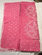 Premium Bandhani Cotton Unstitched Suit Set with Bandhani Cotton Dupatta and Bandhani Cotton Bottom | Elegant Ethnic Wear for Daily & Festive Use - Image 3