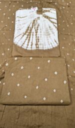 Premium Bandhani Cotton Unstitched Suit Set with Bandhani Cotton Dupatta and Bandhani Cotton Bottom | Elegant Ethnic Wear for Daily & Festive Use - Image 2
