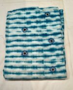 Premium Shibori Cotton Unstitched Suit Set with Shibori Cotton Dupatta and Bandhani Cotton Bottom Elegant Ethnic Wear for Festive and Casual Use - Image 4