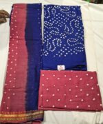 Premium Bandhani Cotton Unstitched Suit Set with Bandhani Dupatta and Bandhani Cotton Bottom Elegant Ethnic Wear for Festive and Daily Use - Image 3