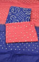Premium Bandhani Cotton Unstitched Suit Set with Bandhani Dupatta and Bandhani Cotton Bottom Elegant Ethnic Wear for Festive and Daily Use - Image 4