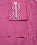 Premium Malkha Silk Unstitched Suit Set with Organza Dupatta and Cotton Bottom Elegant Ethnic Wear for Festive and Party Use - Image 4