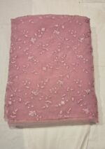 Premium Organza Unstitched Suit Set with Embroidered Organza Dupatta and Cotton Bottom Elegant Ethnic Wear for Festive and Party Use - Image 4