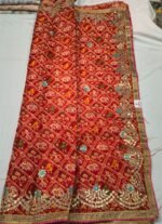 Premium Cotton Kota Gota Patti Saree with Traditional Bandhani Print, Elegant Gota Border and Festive Ethnic Appeal - Image 2
