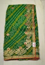 Premium Cotton Kota Gota Patti Saree with Traditional Bandhani Print, Elegant Gota Border and Festive Ethnic Appeal - Image 2