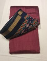 Premium Maslin Cotton Printed Saree with Traditional Ikat Pattern Border, Soft Lightweight Fabric and Elegant Ethnic Appeal - Image 4