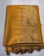 Premium Opara Silk Temple Border Saree with Rich Zari Weave, Traditional South Indian Design and Tassel Pallu - Image 2