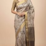 Tassar Cotton Printed Saree