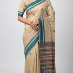 Mul Cotton Phulkari Work Saree