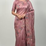 Tassar Silk Lambani Work Saree