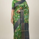 Tassar Silk Sindhi Work Saree