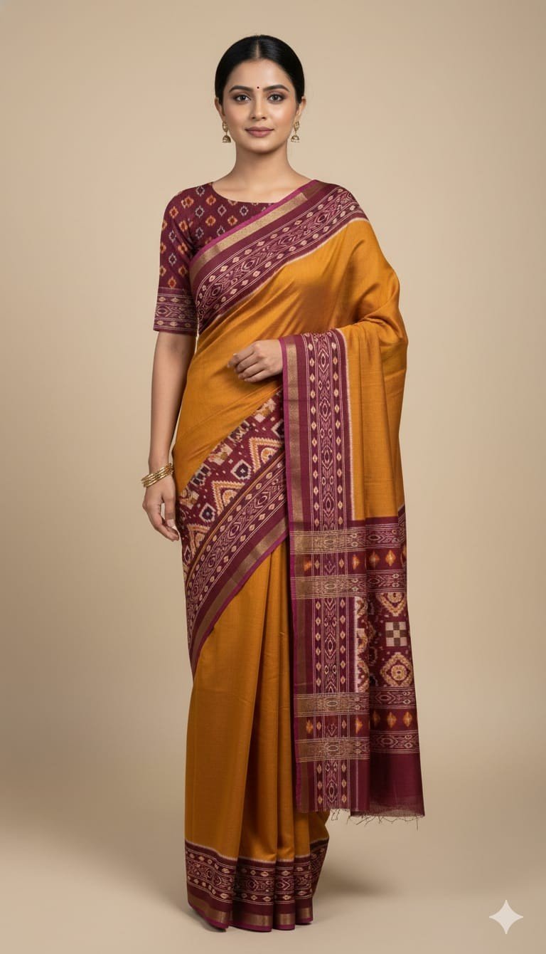 Maslin Cotton Printed Saree
